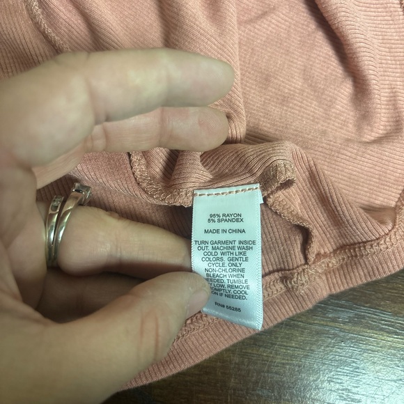 Express Strappy Tank Top | Size Large | Mauve Pink - Picture 5 of 5